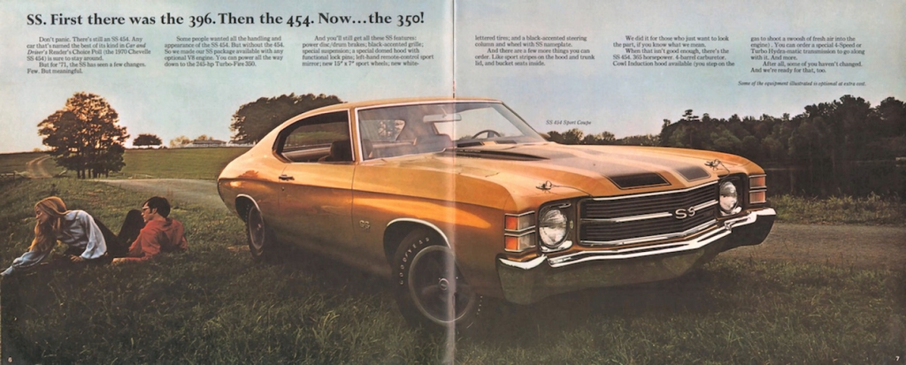 1971 Chev Chevelle Canadian Brochure Page 3